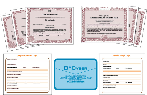 B*CYBER CERTIFICATES - DIGITAL CORPORATE & LLC CERTIFICATES